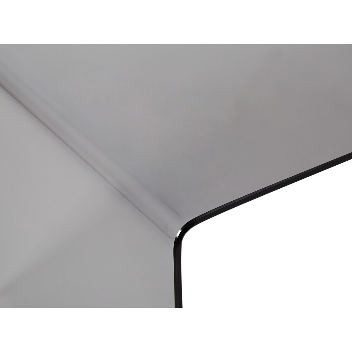 Stolik kawowy KENDALL Szkło Czarny