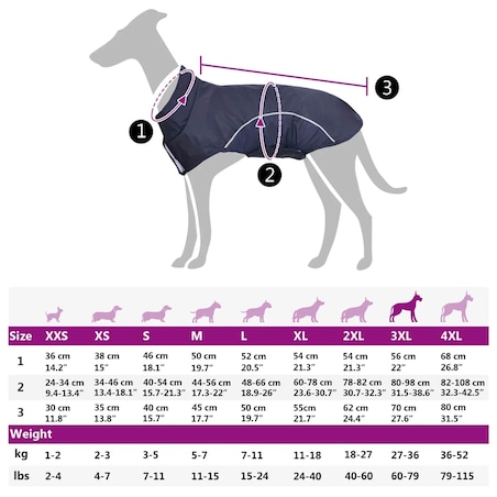 vidaXL Płaszcz przeciwdeszczowy dla psa z odblaskowymi paskami