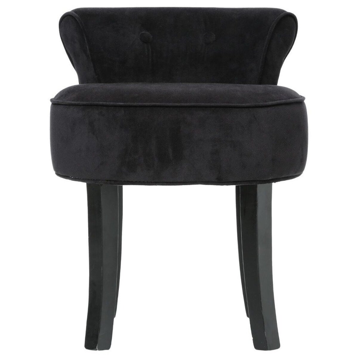 Przytulny taboret z oparciem, stołek tapicerowany