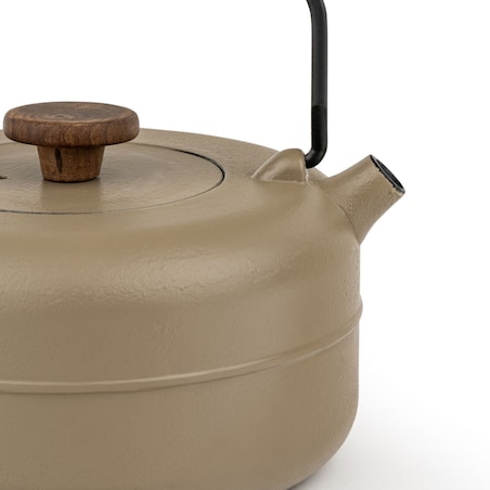 Czajnik żeliwny HENAN 0.75 l beżowy / Bredemeijer
