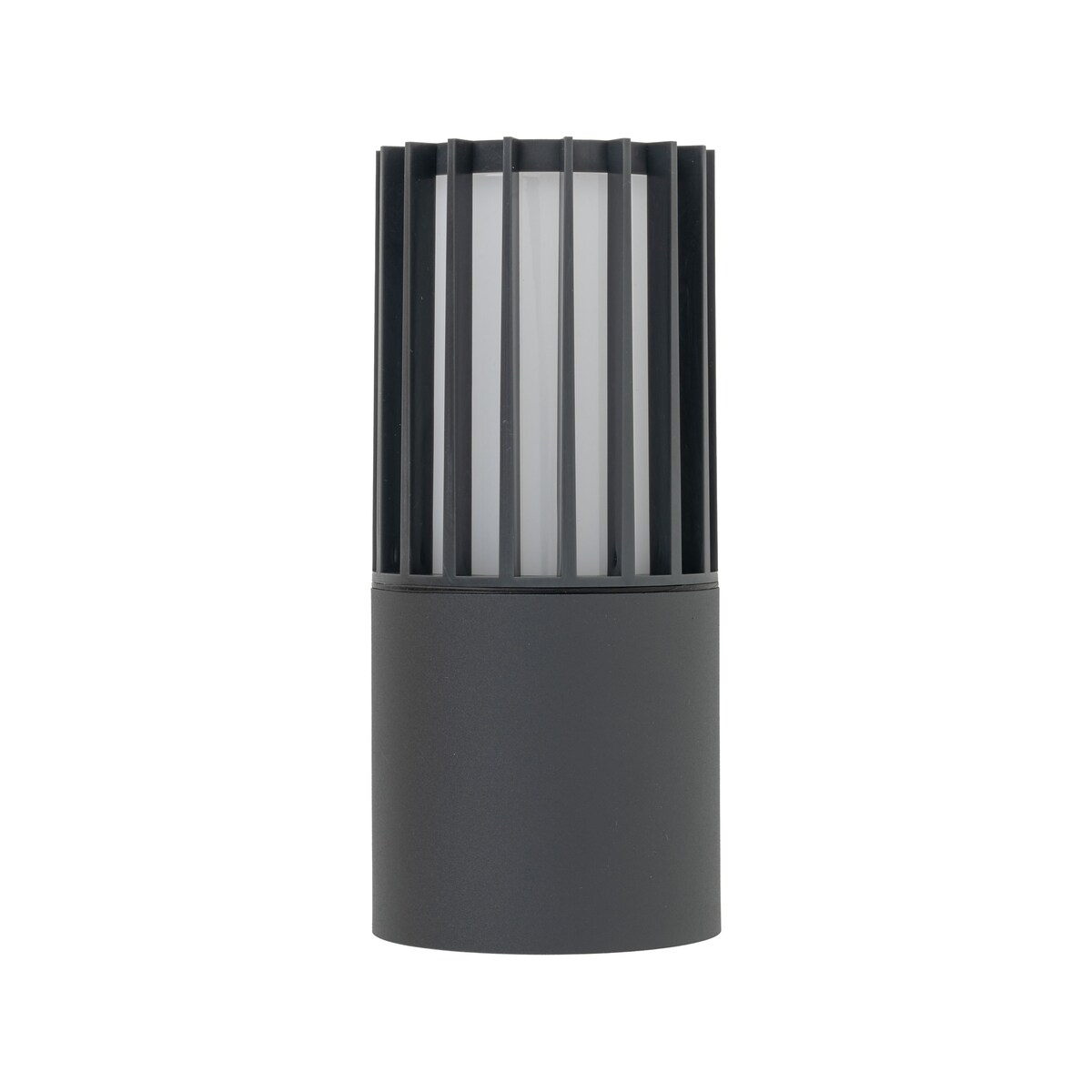 Kinkiet zewnętrzny TK Lighting RIBO GRAY IP54 E27 szaro-biały aluminiowy na elewację i taras