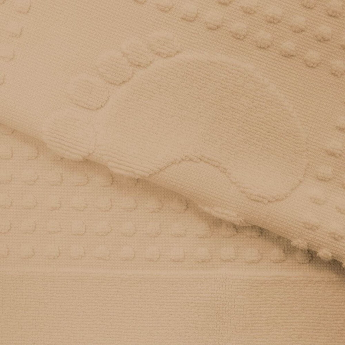 Dywanik łazienkowy 50x70 Stopki, 100% bawełna, kolor cappuccino