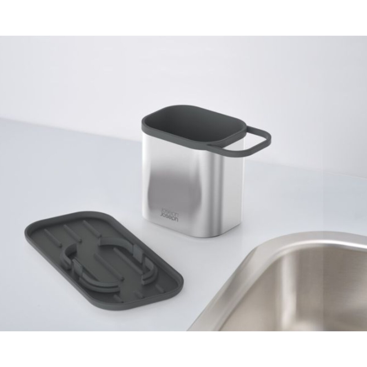 Organizer do zlewu (stalowy) Duo Joseph Joseph