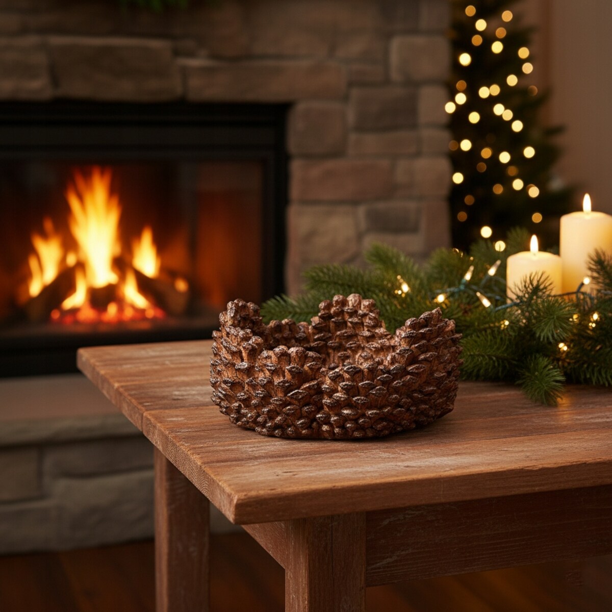 MISA PATERA SZYSZKI DEKORACYJNA NA OWOCE SŁODYCZE ŚWIĘTA BOŻE NARODZENIE