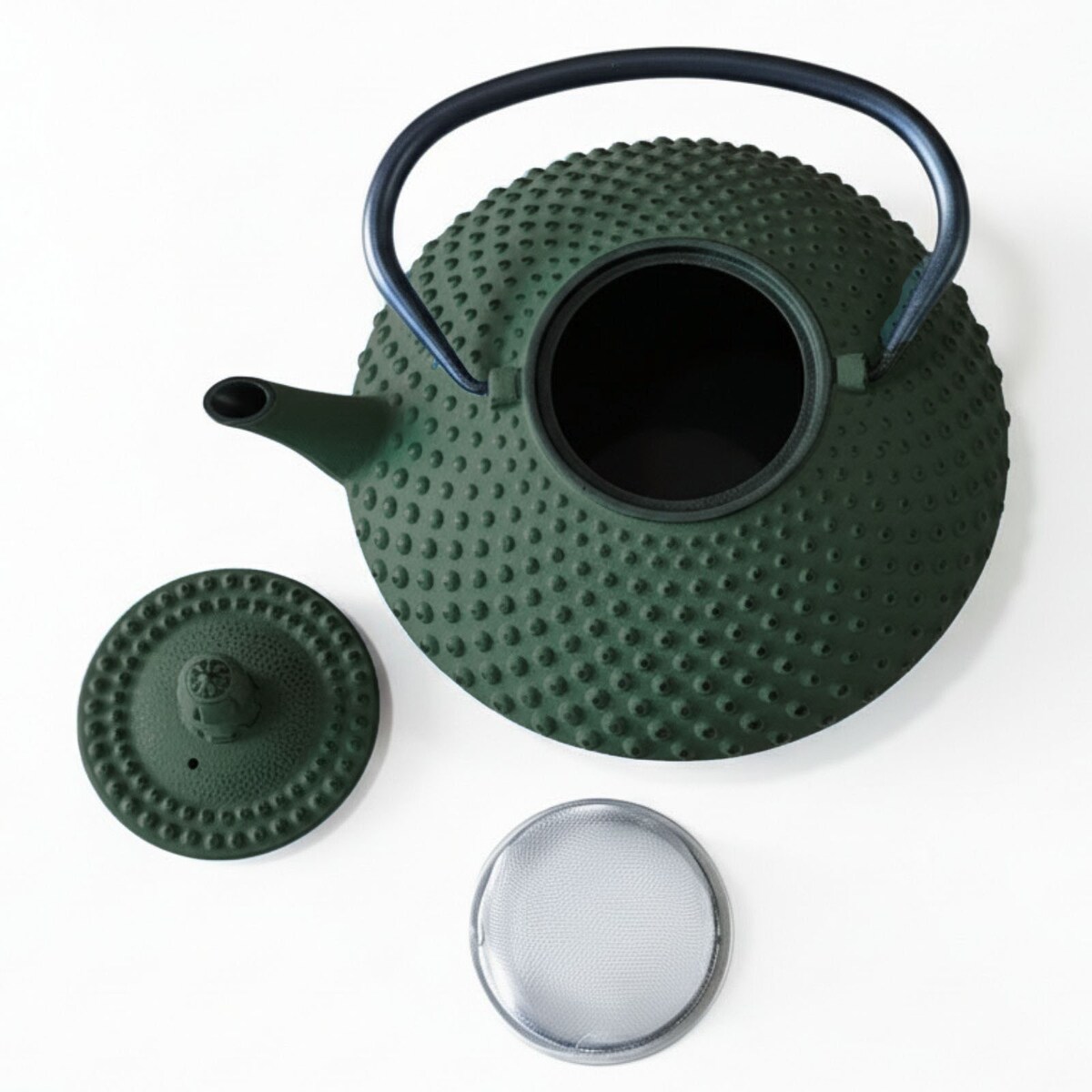 Czajnik żeliwny z zaparzaczem MIKA, 1250 ml