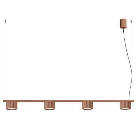 Żyrandol AURA 4 mocca Gx53