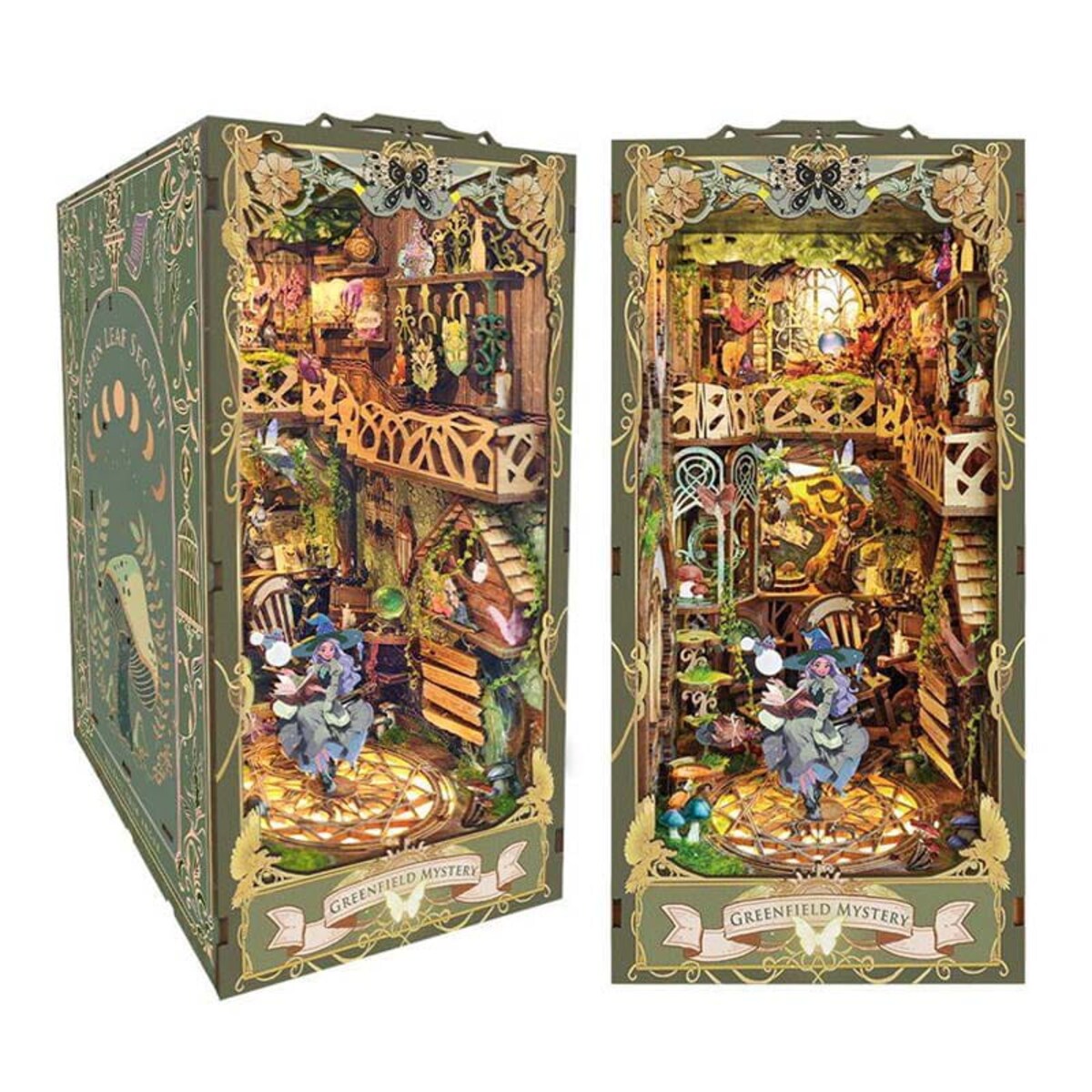 Miniaturowy domek Book Nook - Czarodziejki lasu