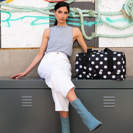 Torba ALLROUNDER M, dots white