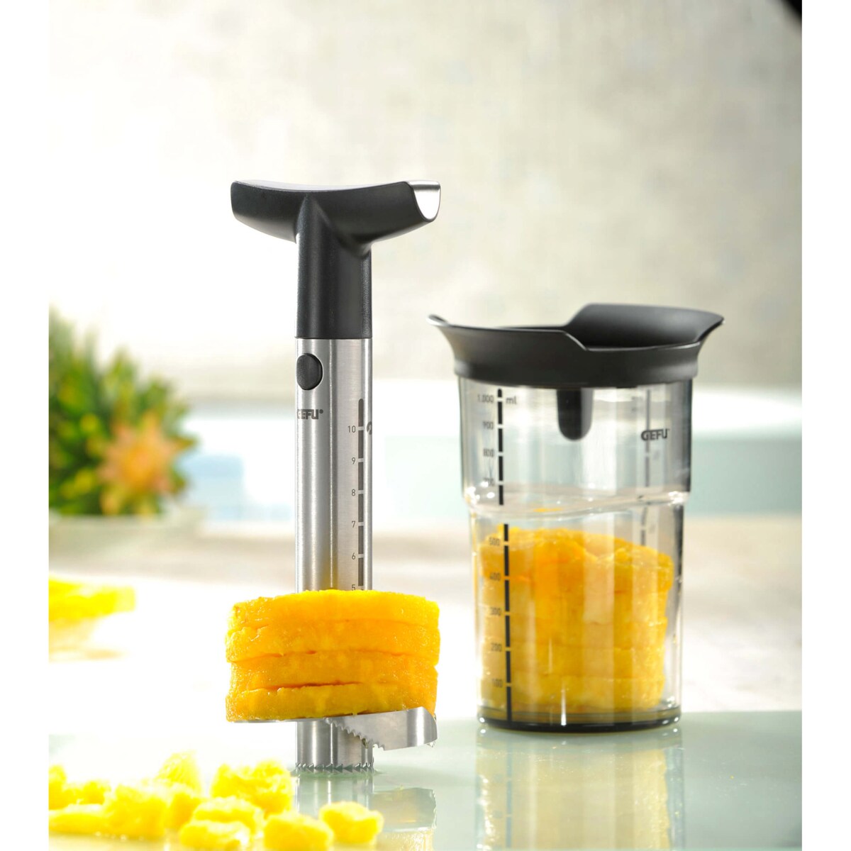 Wykrawacz do ananasa ze stali nierdzewnej