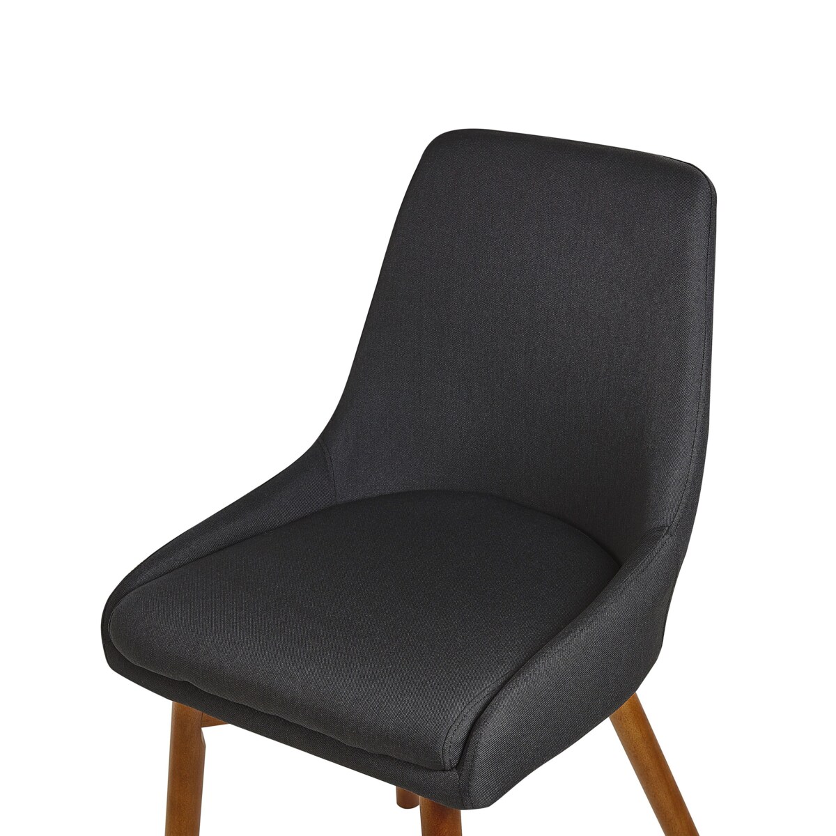 Zestaw 2 krzeseł do jadalni czarny MELFORT