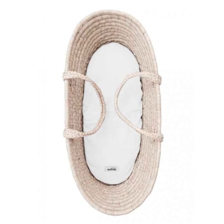 Prześcieradło muślinowe do gondoli/kosza mojżeszowego - DUSTY PINK