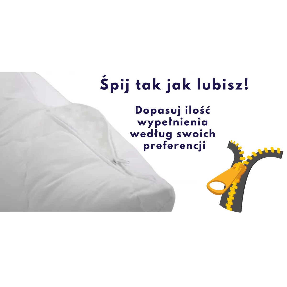 Poduszka regulowana 70x80 COTTON Senna Home