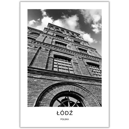 plakat łódź 21x30 cm