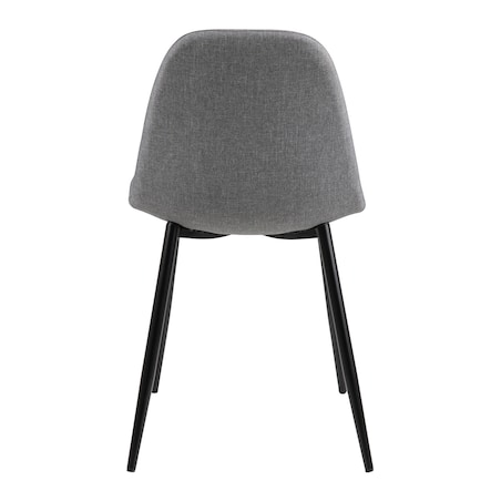 Krzesło Wilma Light Grey 21 tapicerowane