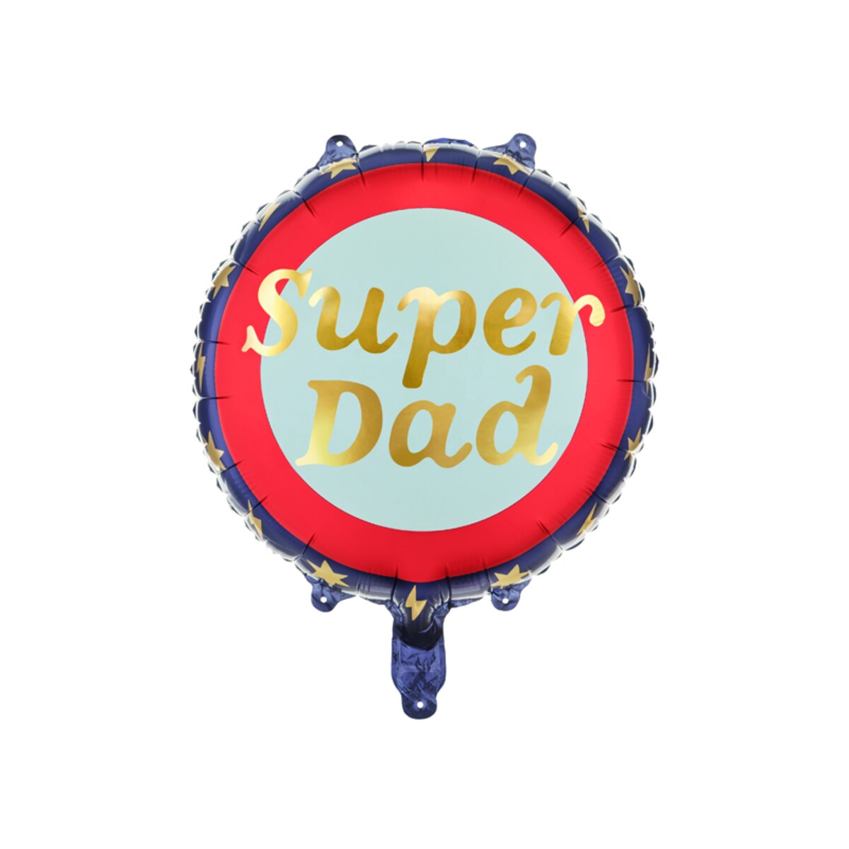 Balon foliowy Super Dad, 45 cm, mix