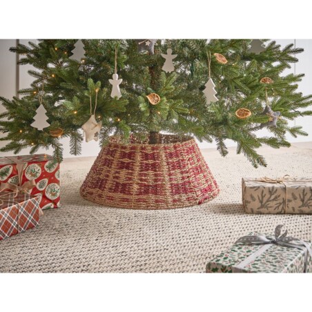 Osłonka pod choinkę NEIGE Trawa morska Naturalny 52 cm