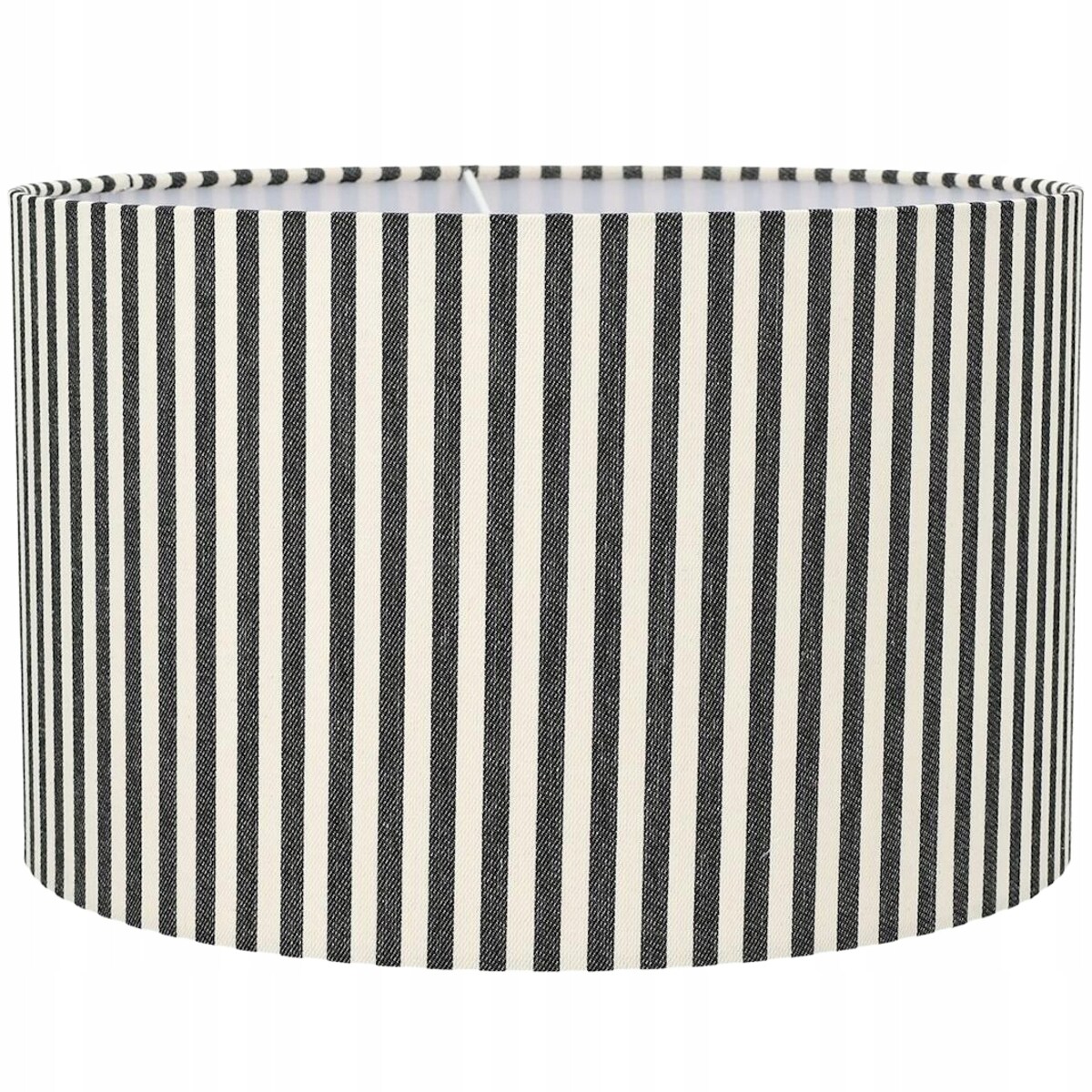 ABAŻUR NA ŻARÓWKĘ KLOSZ W PASKI DUŻY 40cm DO LAMPY STOJĄCEJ WISZĄCEJ WALEC