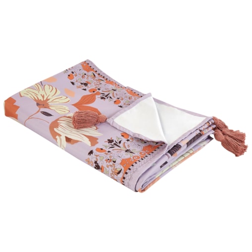 Koc piknikowy TUFKI 150 x 200 cm Purpurowy