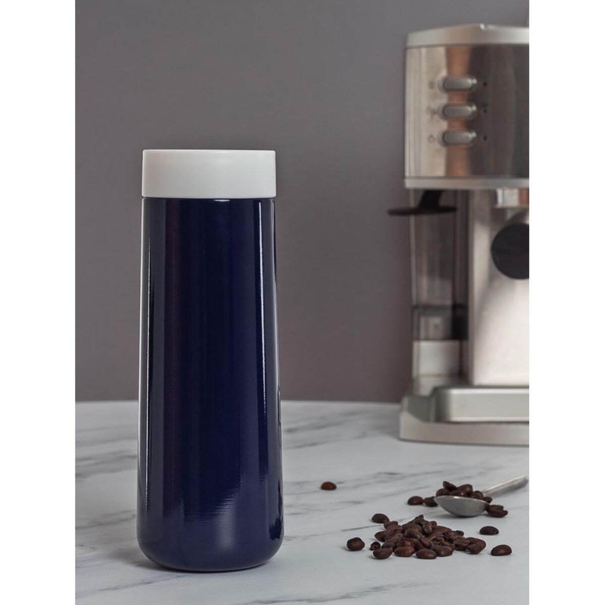 Kubek termiczny granatowy Skittle, 350 ml, Lund London