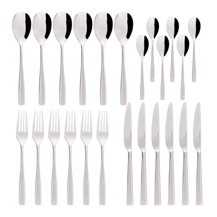 Sztućce Claris komplet dla 6 osób 24 części, 25 x 28 x 8 cm