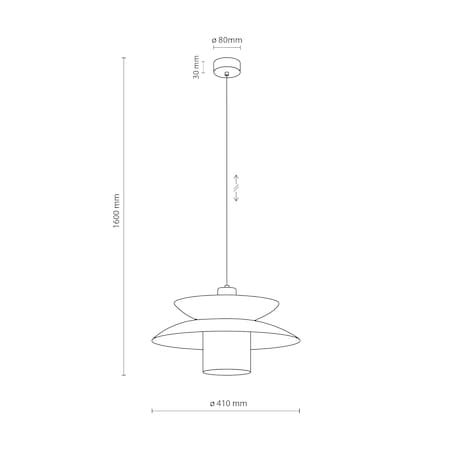Lampa Wisząca Tk Lighting Verado Beżowa Biała Metalowa Z Kloszem