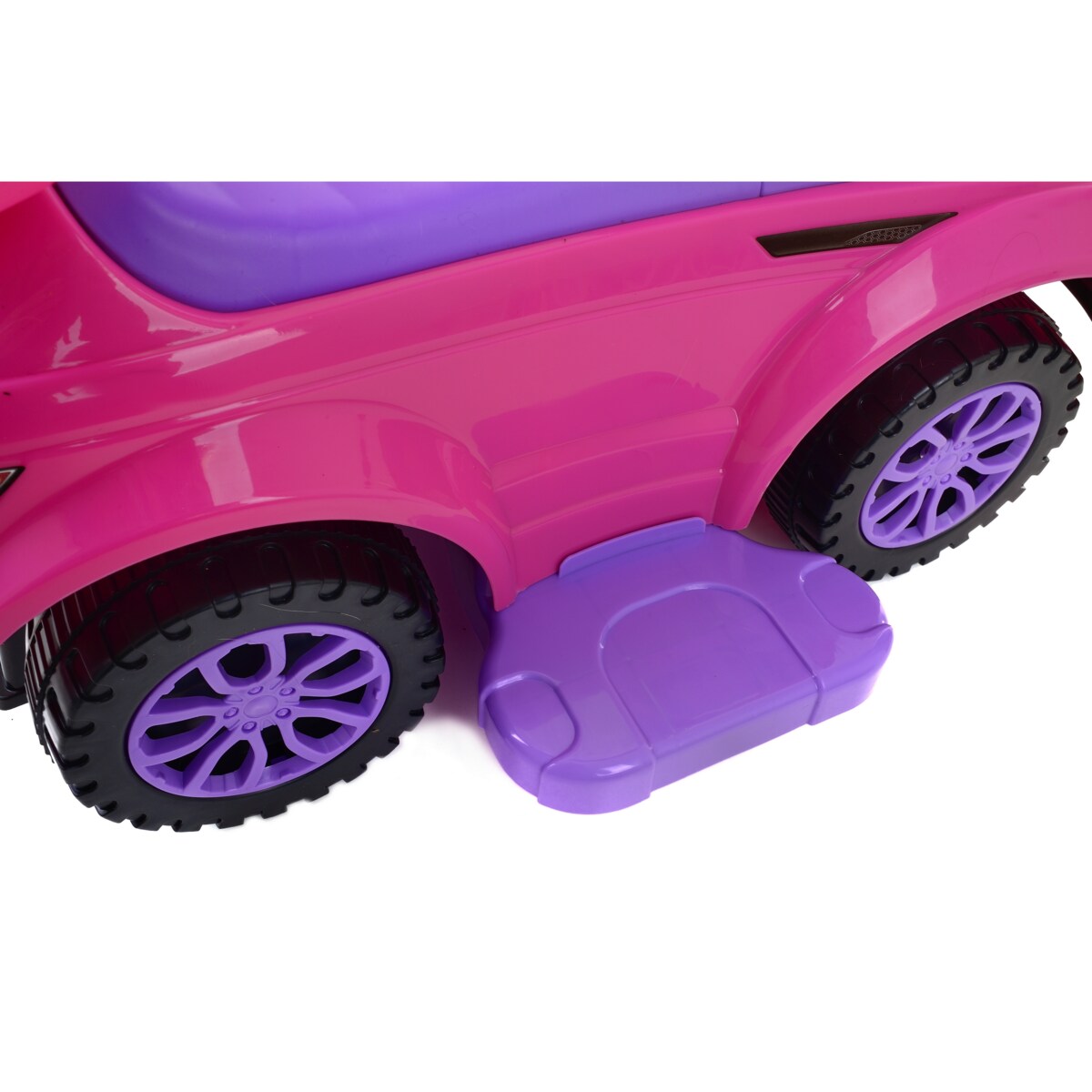 Jeździk FUNFIT KIDS różowy samochodzik dla dzieci pchacz 3w1 do 27 kg