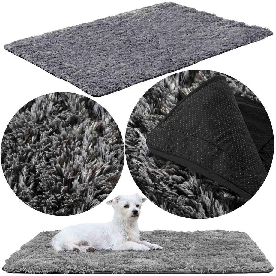 Dywan Shaggy Futrzany Pluszowy Antypoślizgowy Do Salonu Pokoju 160X220 Cm