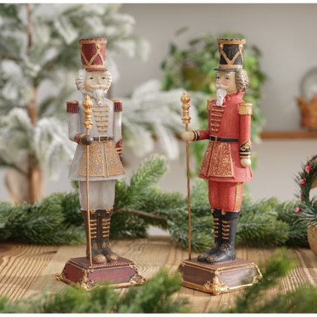 VILLA ITALIA Żołnierzyk świąteczny czerwony Figurka 31 cm HOLY TIME