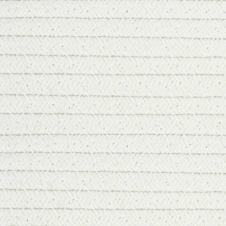 vidaXL Kosz do przechowywania, szaro-biały, Ø40x25 cm, bawełna