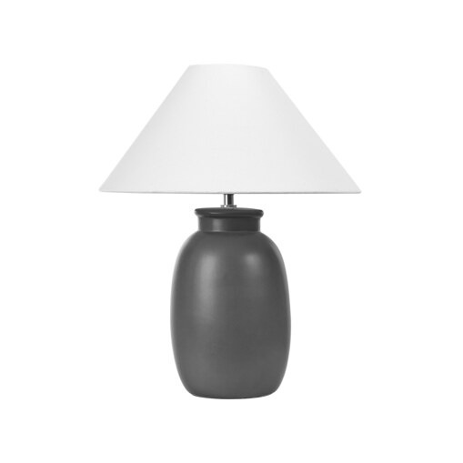 Lampa stołowa ceramiczna czarna PATILLAS
