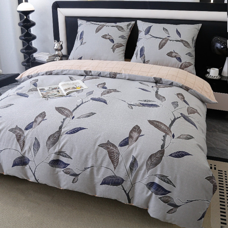 Pościel Bawełniana Premium 220X200 Liście
