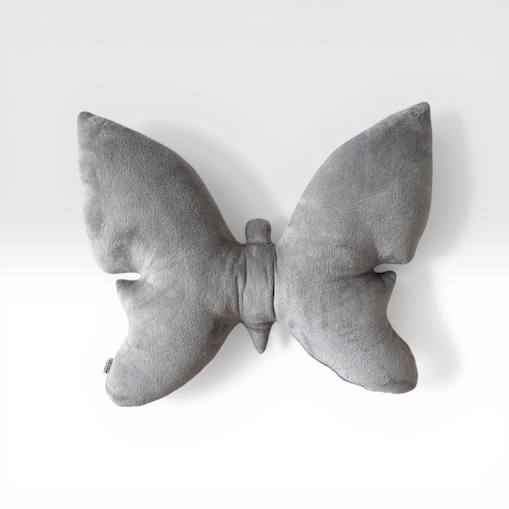 Poduszka dekoracyjna Motyl szary