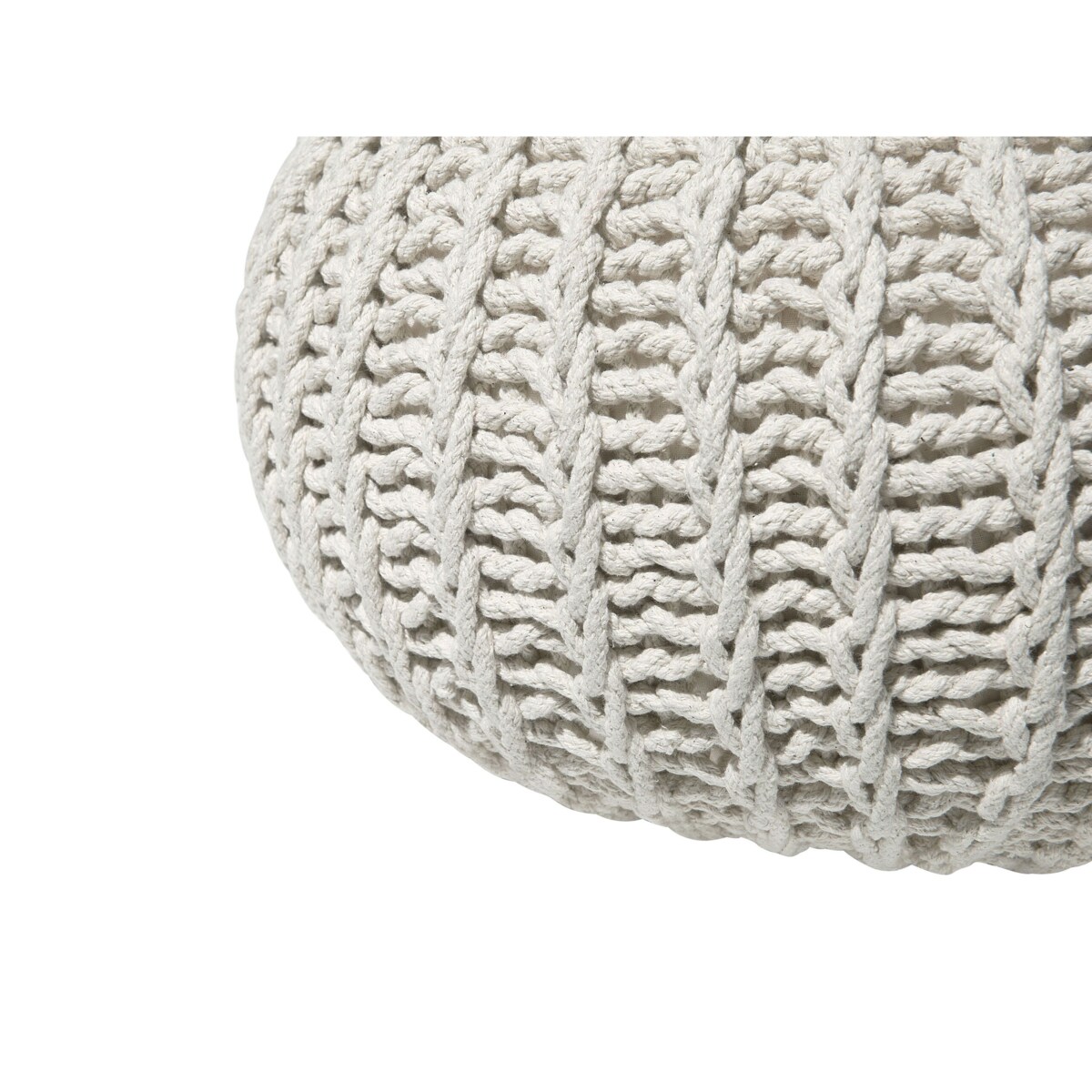 Puf 50 x 35 cm beżowy CONRAD II