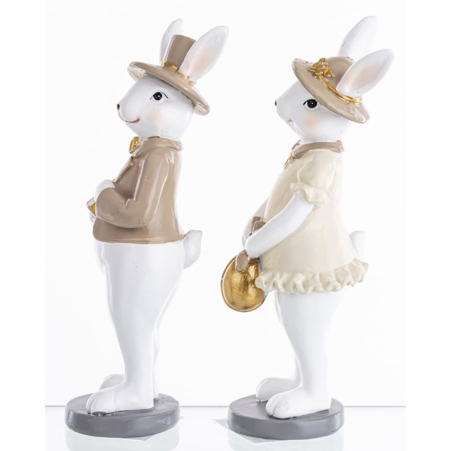 Królik Dziewczynka i Królik Chłopiec STUDENTI 15x6x5 cm