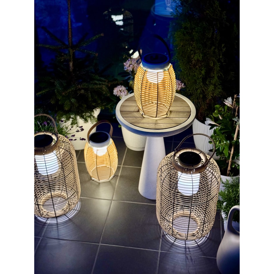 Lampa solarna LED 30 cm stojąca do ogrodu