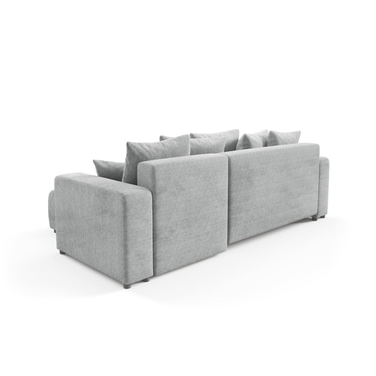 Narożnik EVORA L z pojemnikiem tkanina miękki plusz Kolor: Onega 08