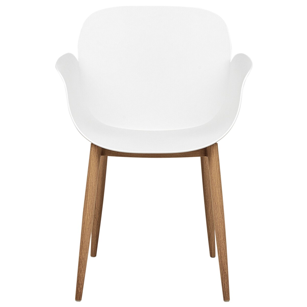 Zestaw 2 krzeseł do jadalni ABILENE Biały