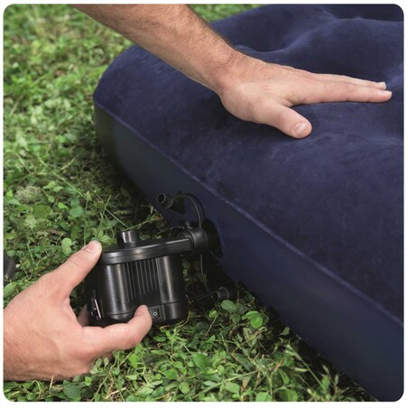 Materac dmuchany Bestway jednoosobowy 188x99x22 cm z pompką tłokową