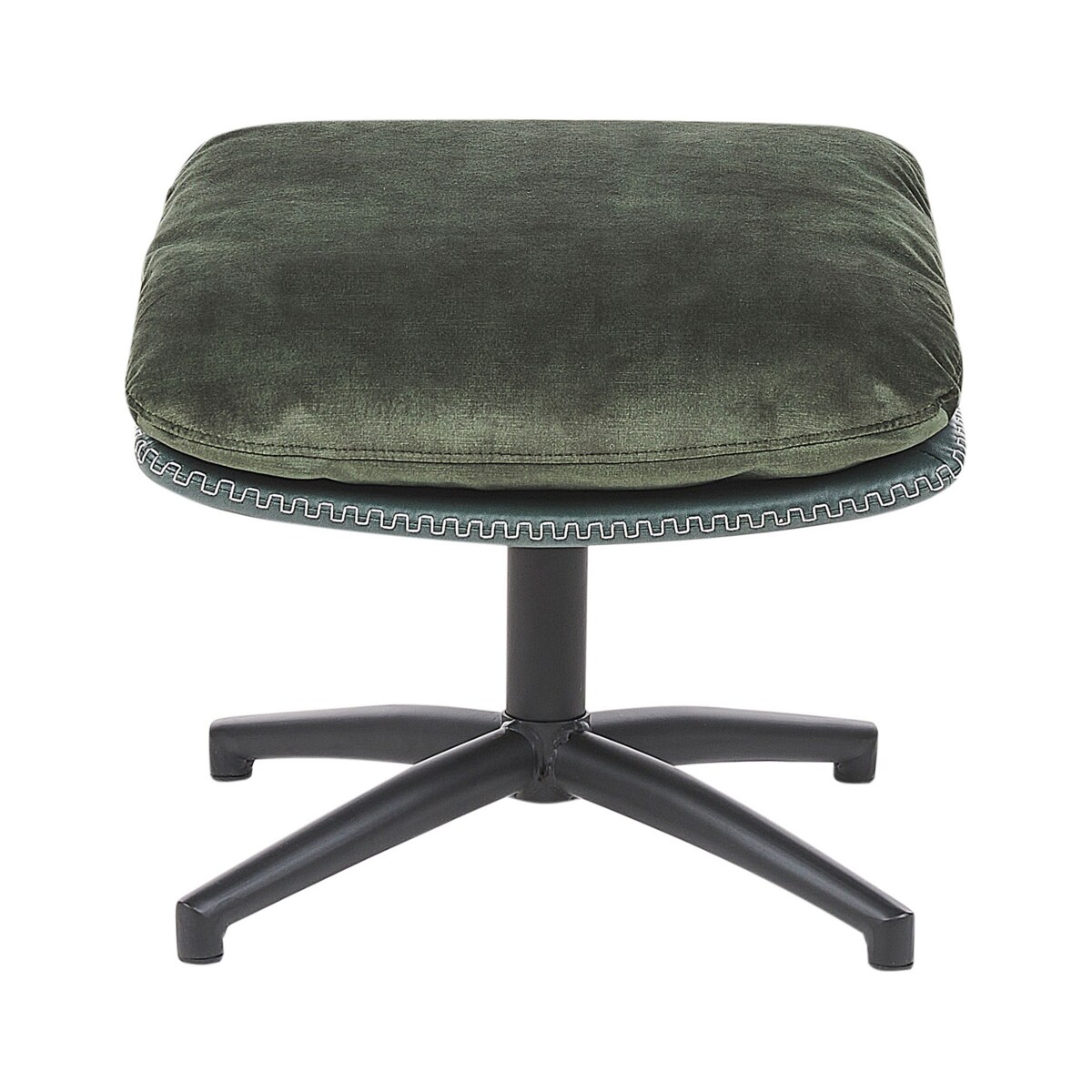 Krzesło z podnóżkiem Ciemnozielony EIDE