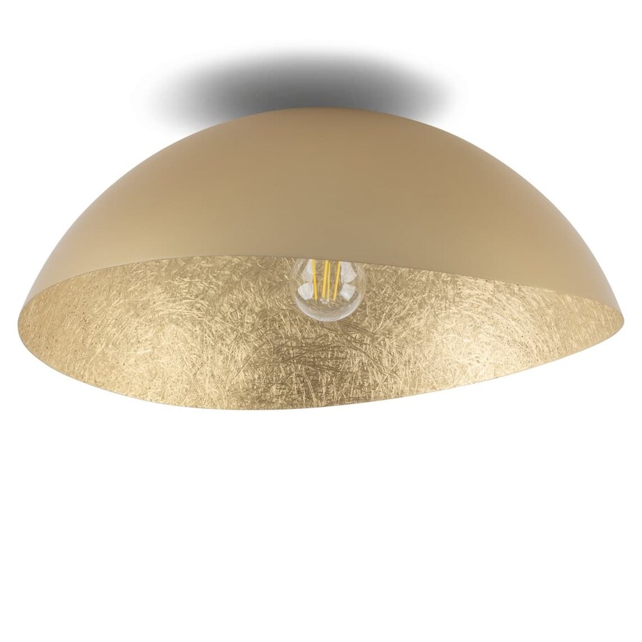 Kopułowa lampa sufitowa do salonu SOLARIS 40591 Sigma żywicowa złota ...