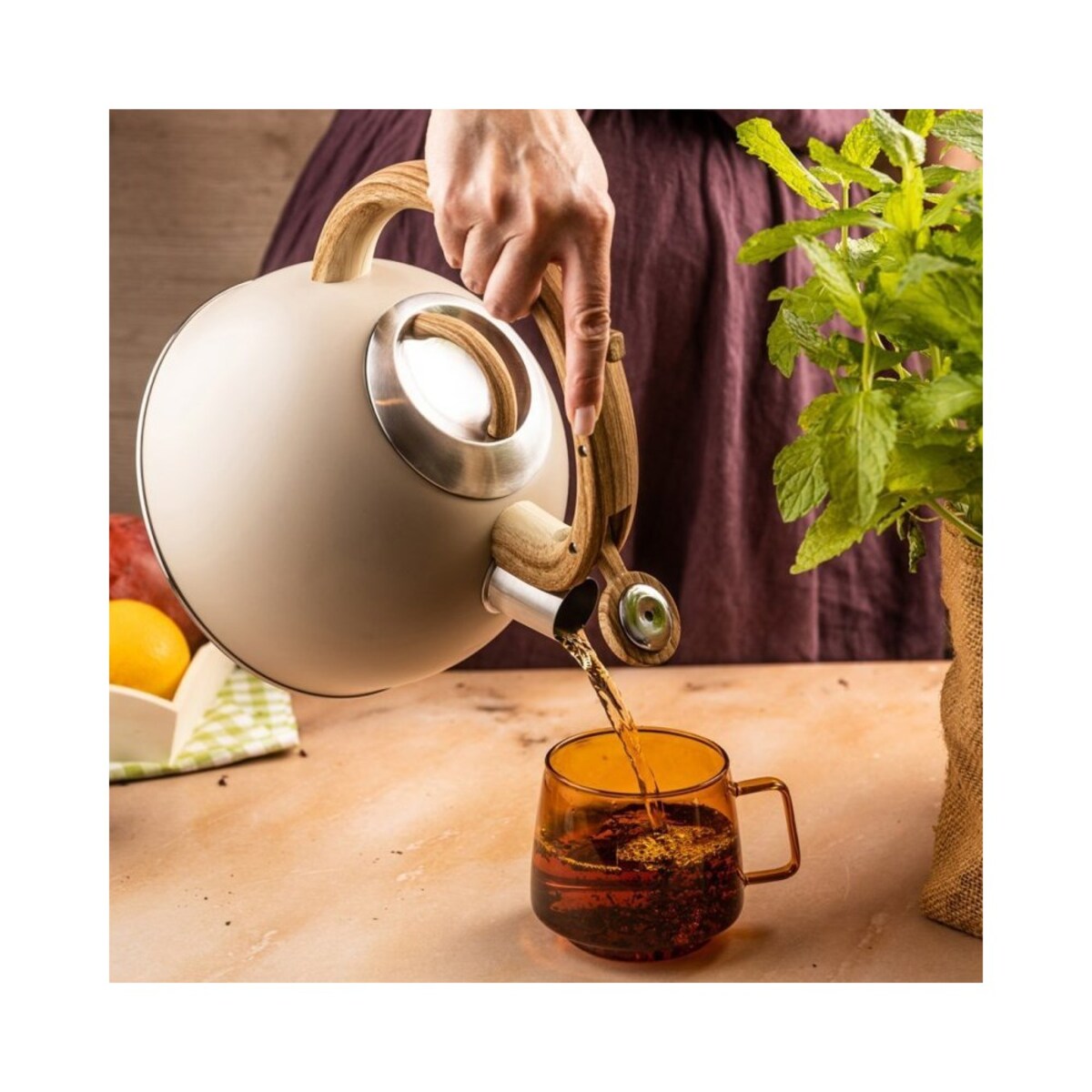 Klausberg czajnik z gwizdkiem 2,5l KB7913