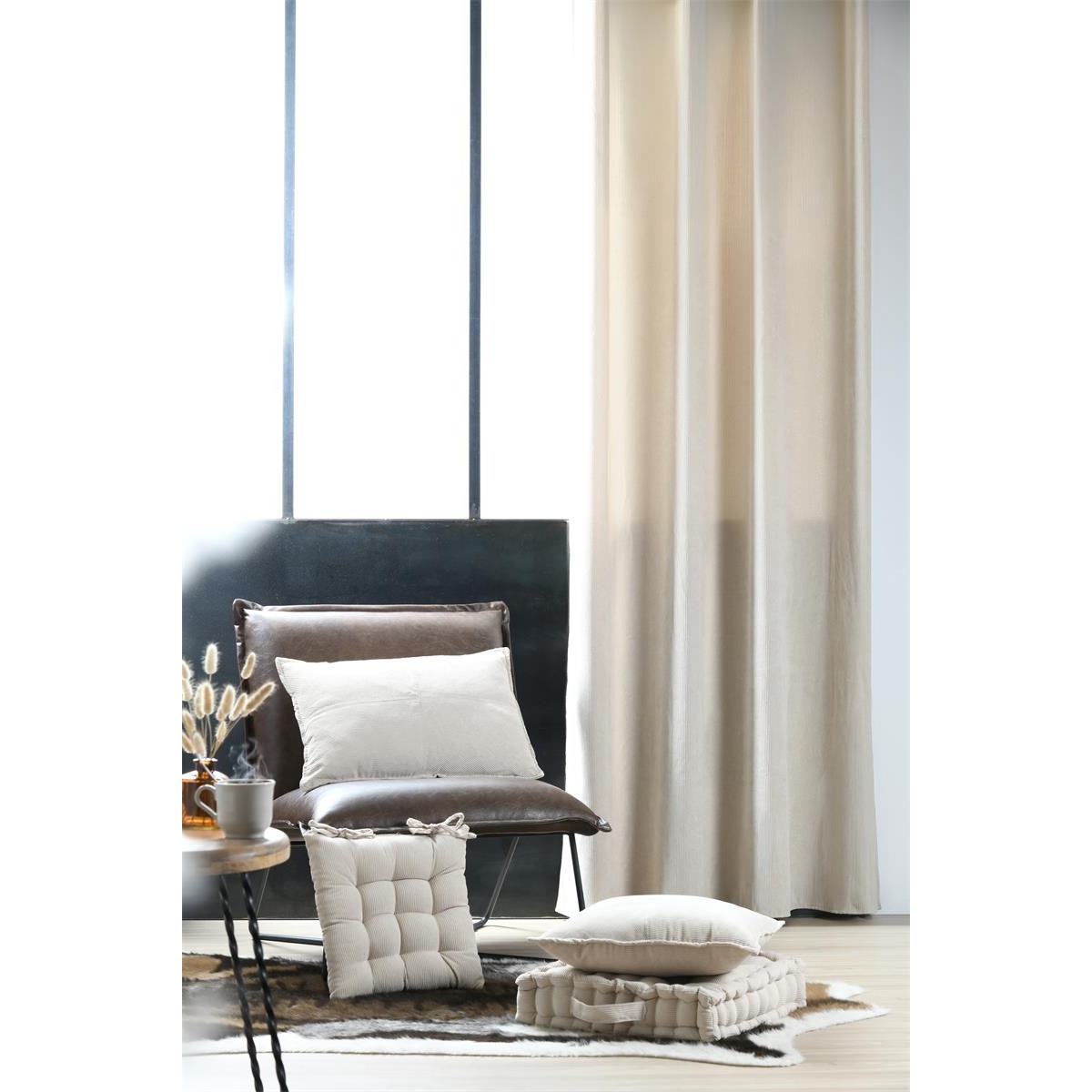 Pikowana poduszka na krzesło, DANDY, 38 x 38 cm