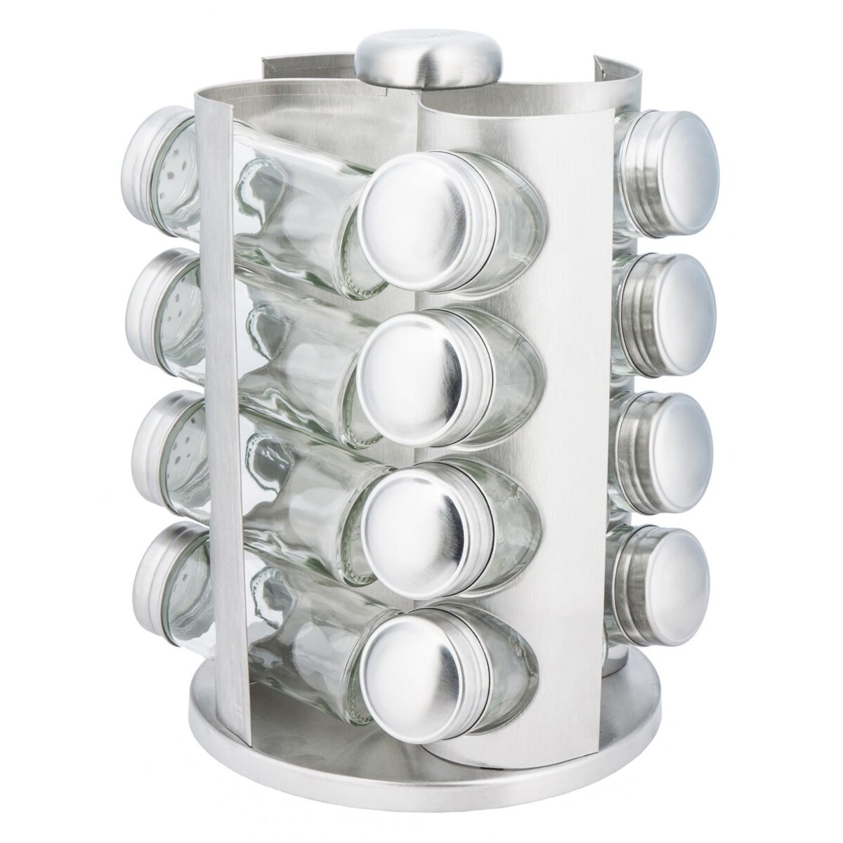 Zestaw pojemników na przyprawy 17 elementów przyprawnik KINGHOFF