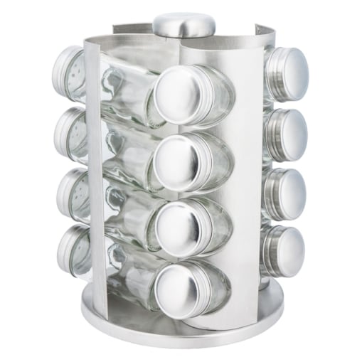 Zestaw pojemników na przyprawy 17 elementów przyprawnik KINGHOFF