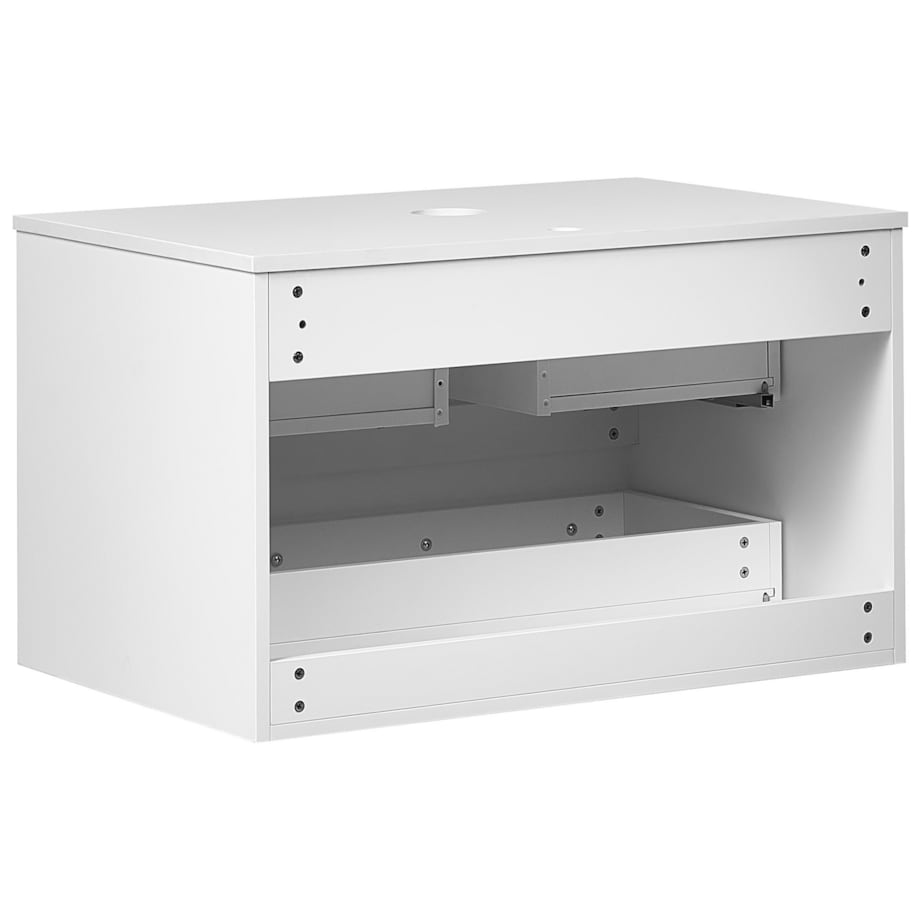 Szafka łazienkowa wisząca 80 x 52 cm biała QUINTELA