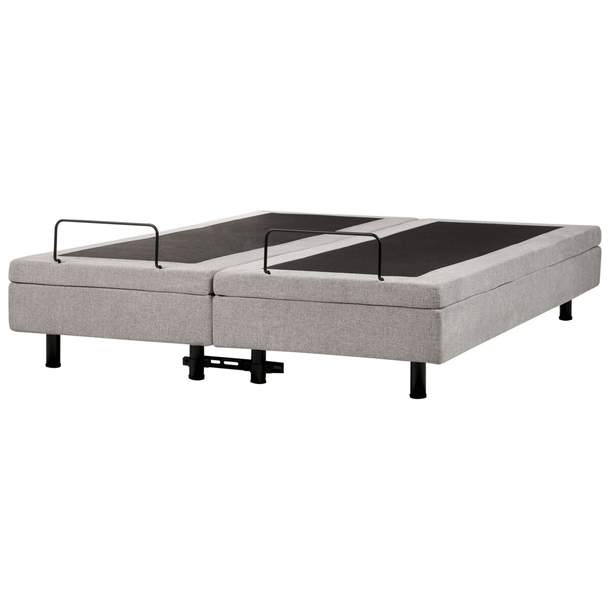 Łóżko regulowane bez zagłówka DUKE II 160 x 200 cm Jasnoszary