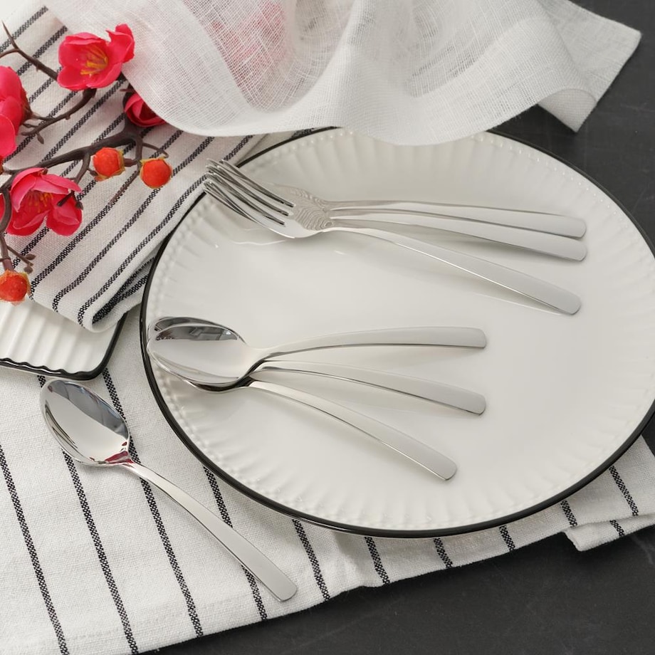 VILLA ITALIA Komplet łyżeczek do espresso 6 sztuk ALANIS