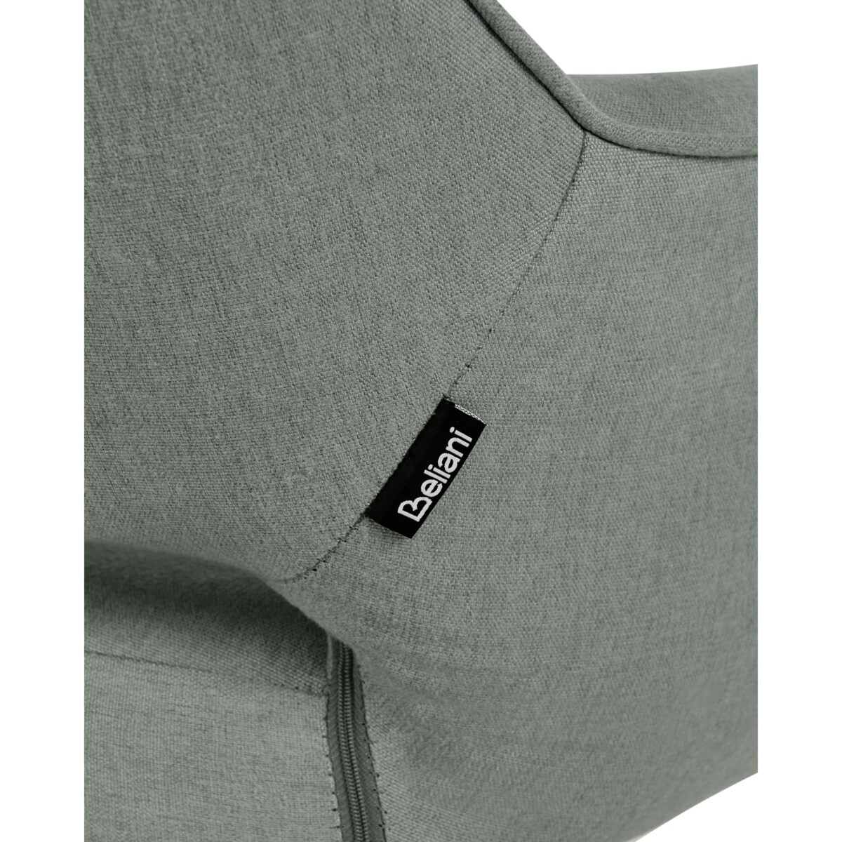 Zestaw 2 krzeseł LOURES Tkanina Ciemnozielony