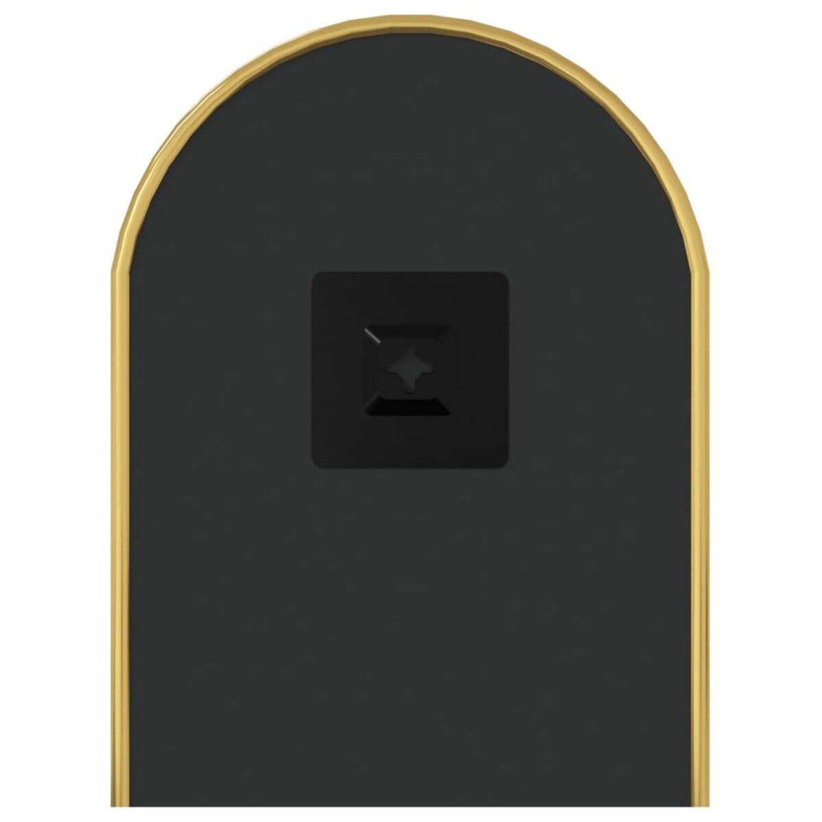 vidaXL Lustro ścienne, złote, 50x20 cm, owalne