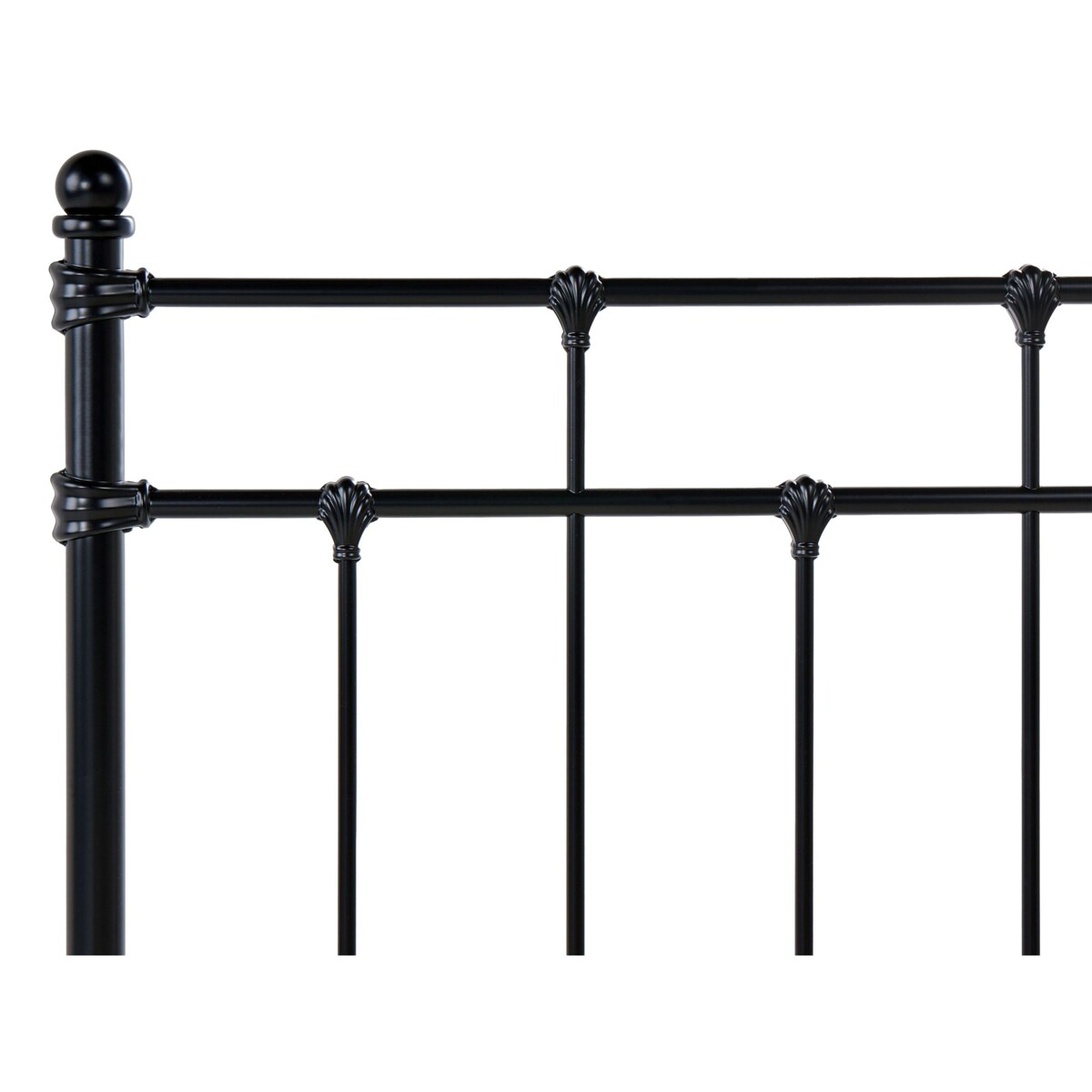 Łóżko Metal LYNX 120 x 200 cm Czarny